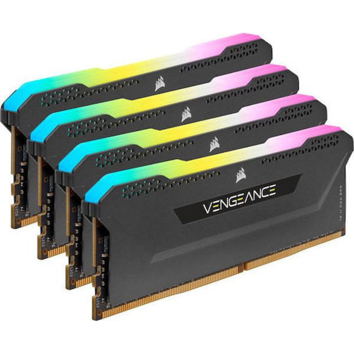 Corsair Vengeance RGB Pro DDR4 64GB RAM με 4x16GB Modules και Ταχύτητα 3600 για Desktop