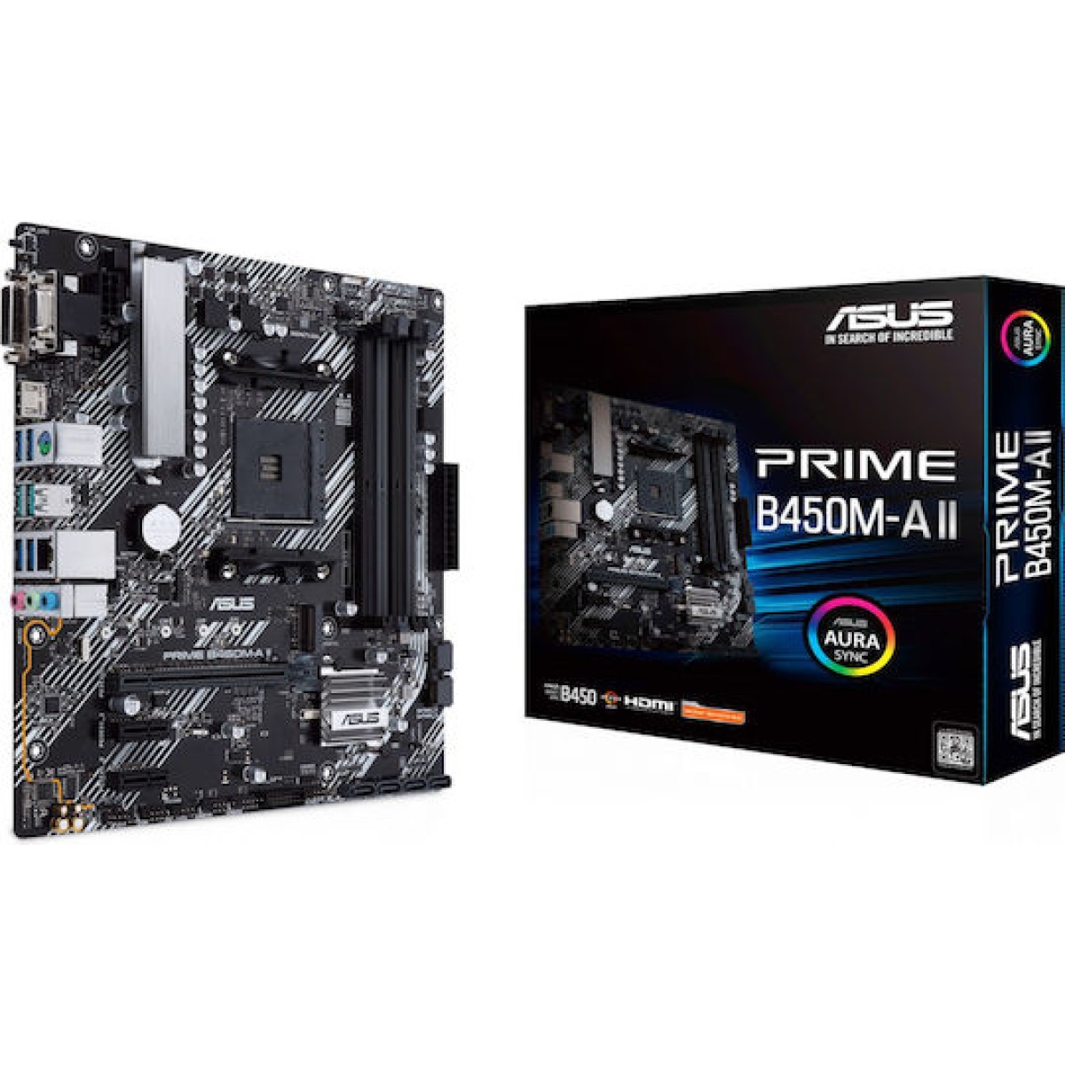 Asus Prime B450M-A II Motherboard Micro ATX με AMD AM4 Socket 90MB15Z0-M0EAY0