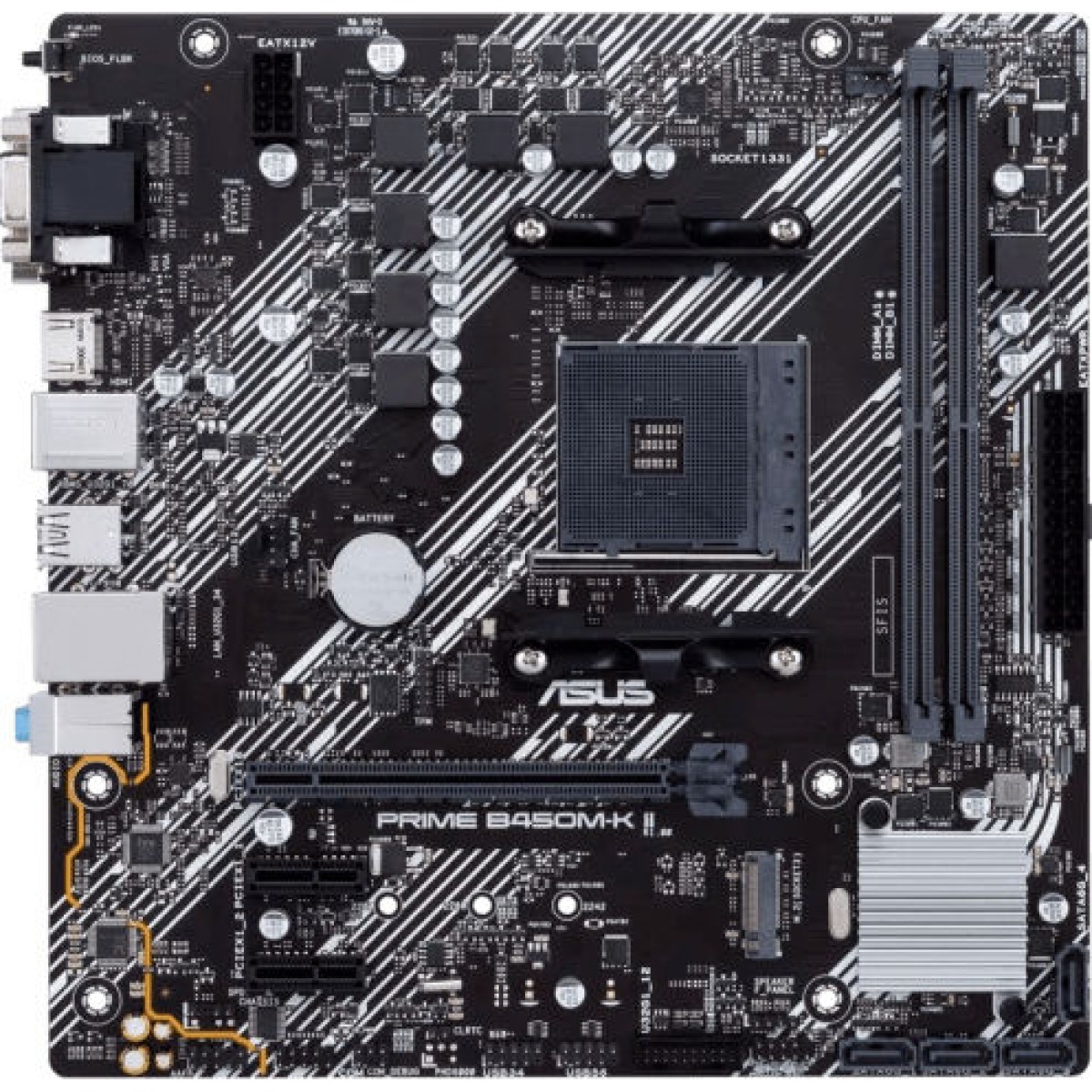 Asus Prime B450M-K II Motherboard Micro ATX με AMD AM4 Socket 90MB1600-M0EAY0