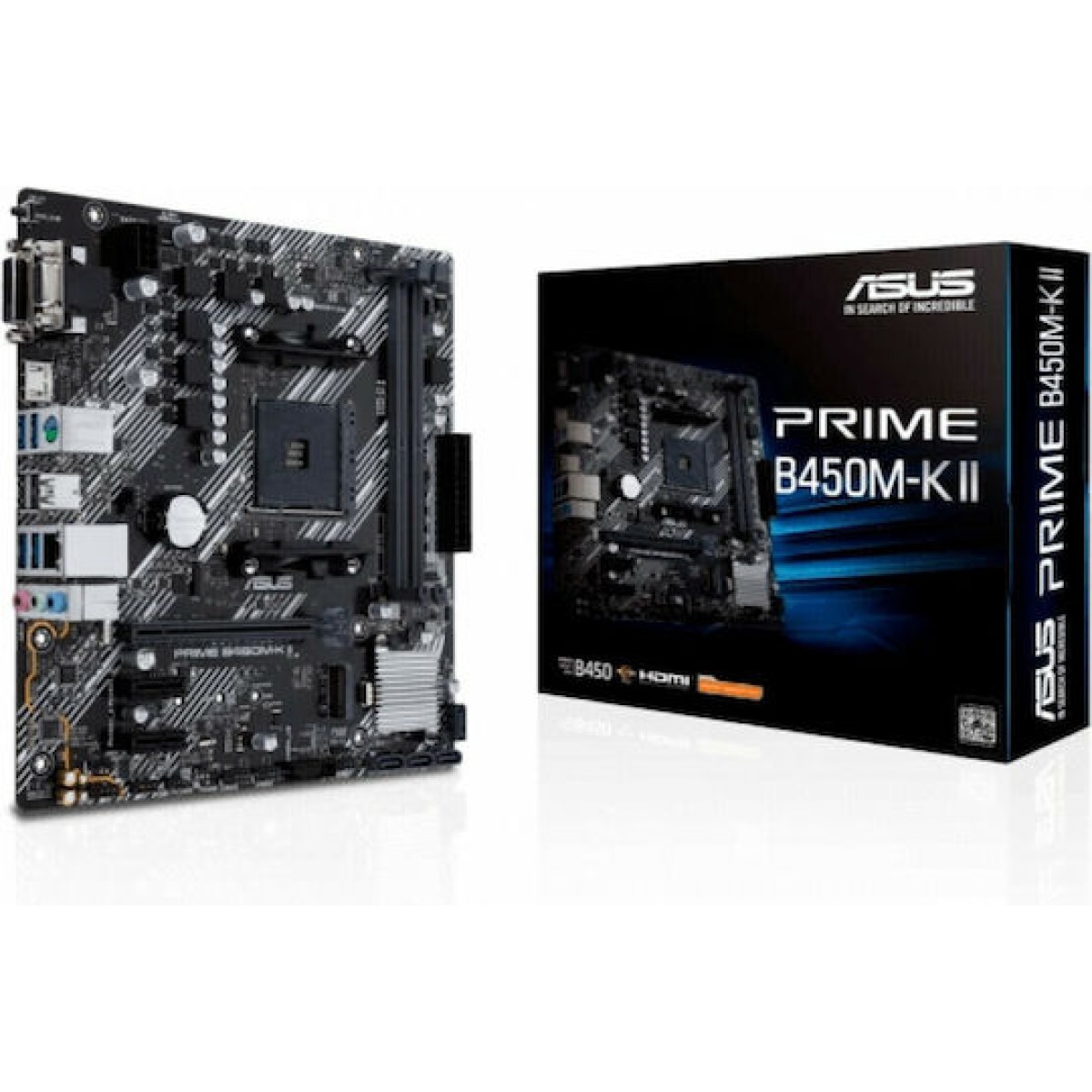 Asus Prime B450M-K II Motherboard Micro ATX με AMD AM4 Socket 90MB1600-M0EAY0