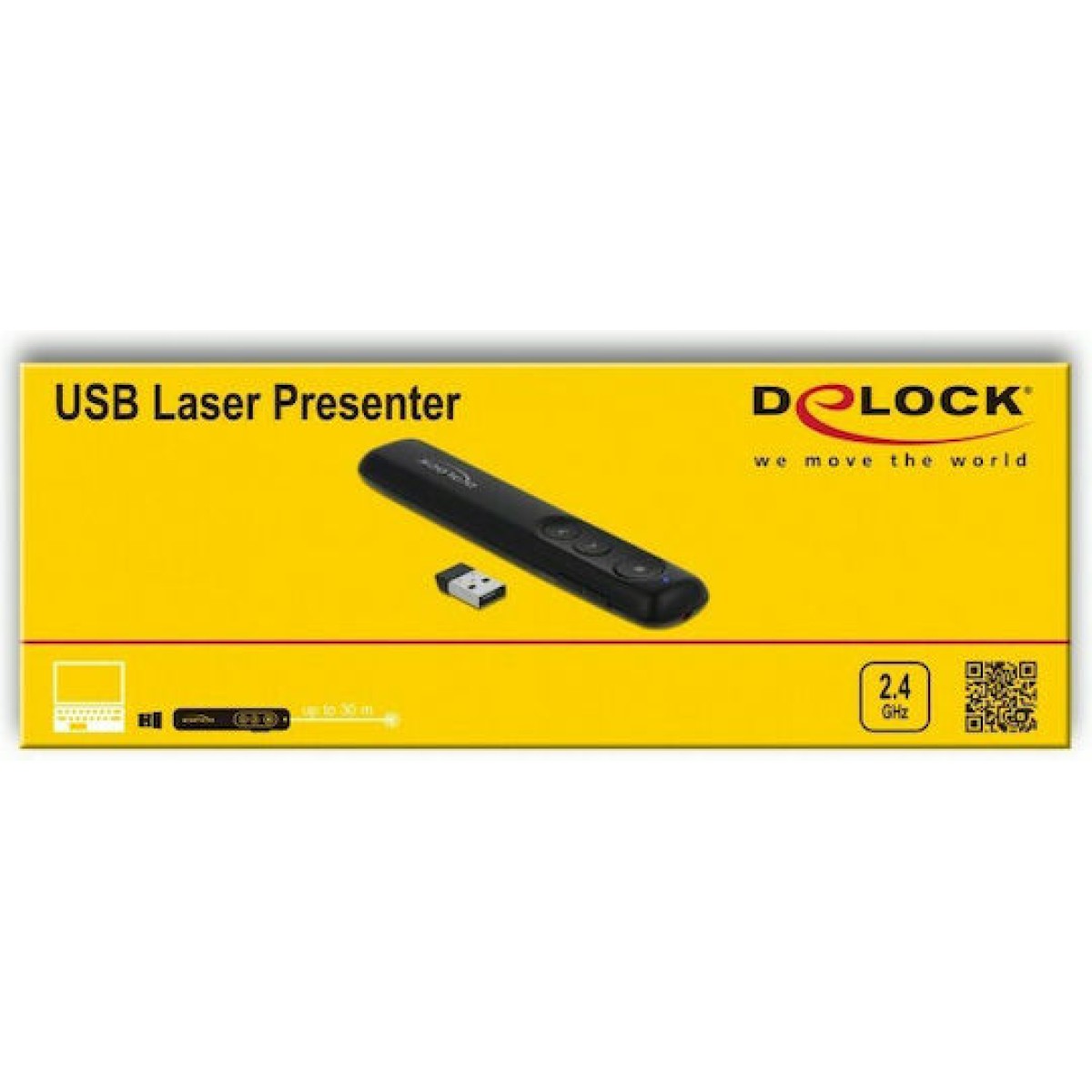 DeLock Presenter με Κόκκινο Laser και Πλήκτρα Slideshow