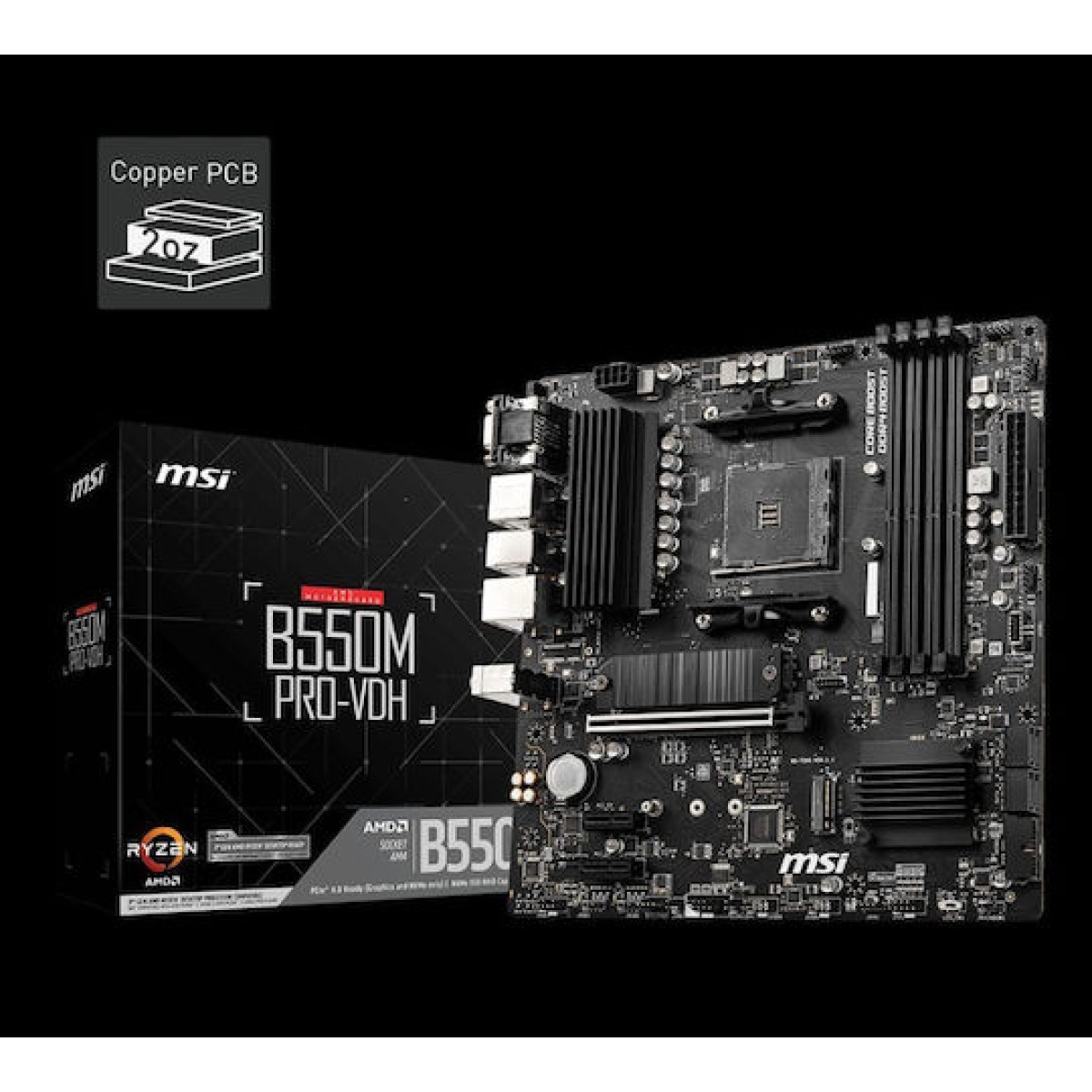 MSI B550M Pro-VDH Motherboard Micro ATX με AMD AM4 Socket 7C95-017R