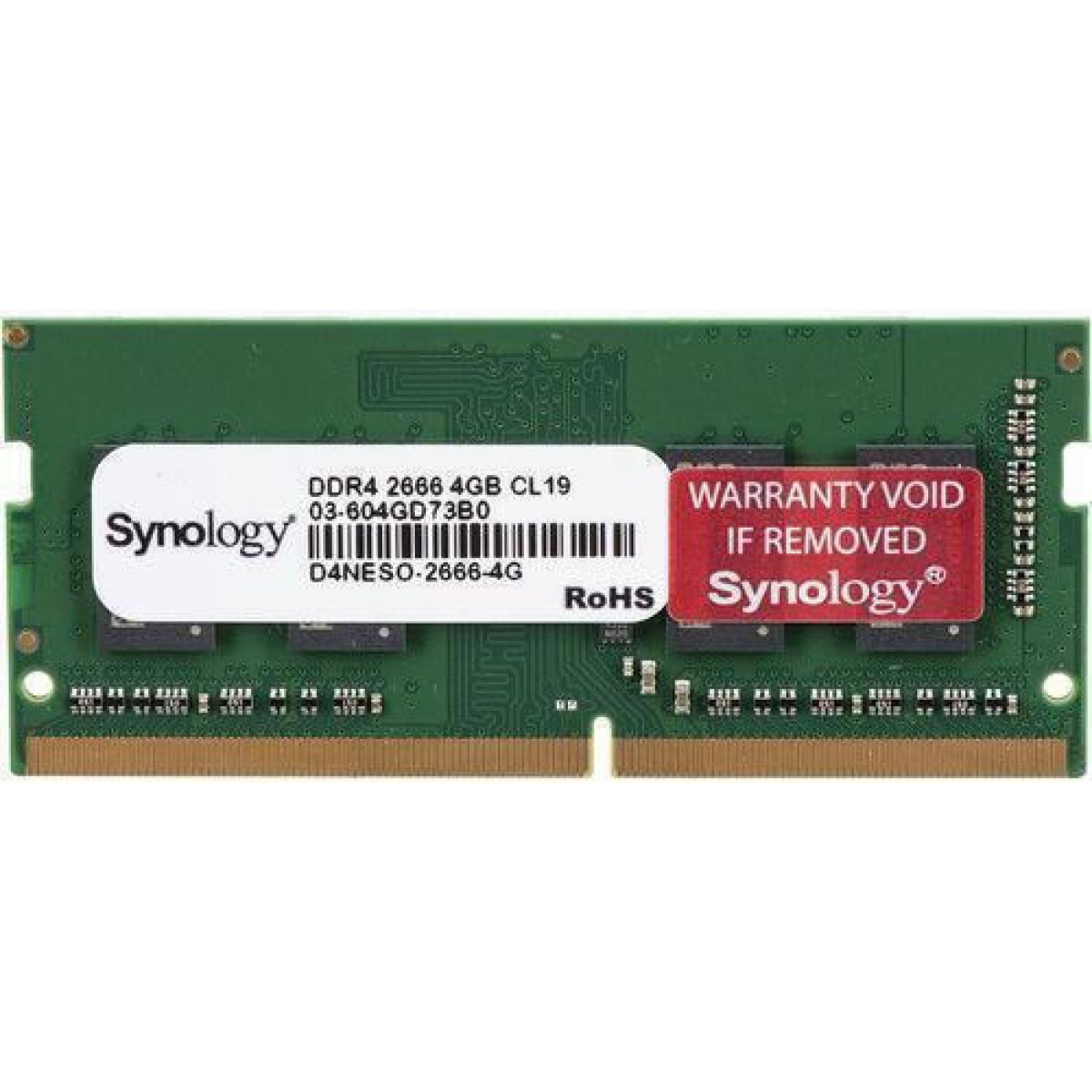 Synology DDR4 με Module 1x4GB και Ταχύτητα 2666 για Laptop