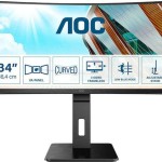 AOC CU34P2A Ultrawide VA Curved Monitor 34