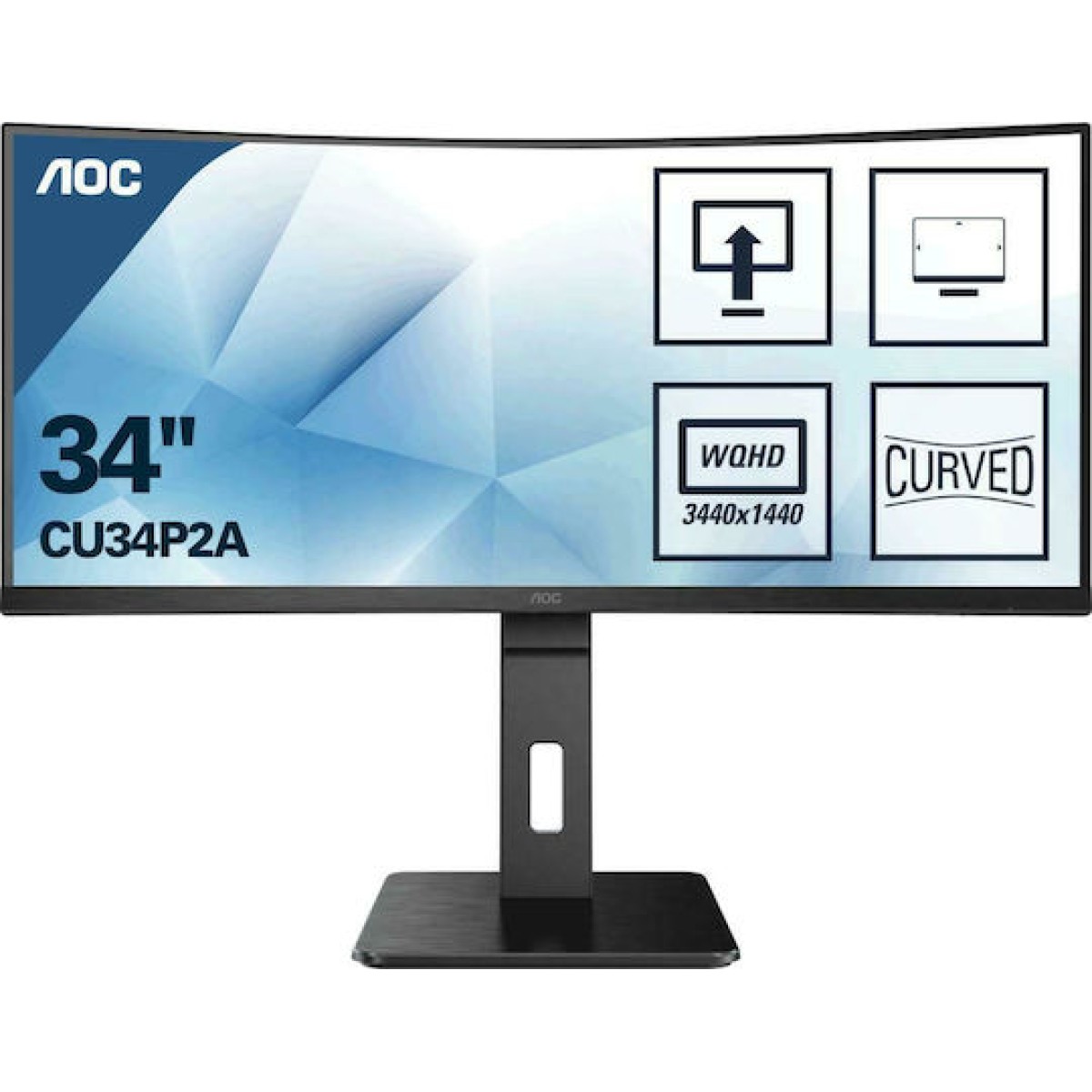 AOC CU34P2A Ultrawide VA Curved Monitor 34