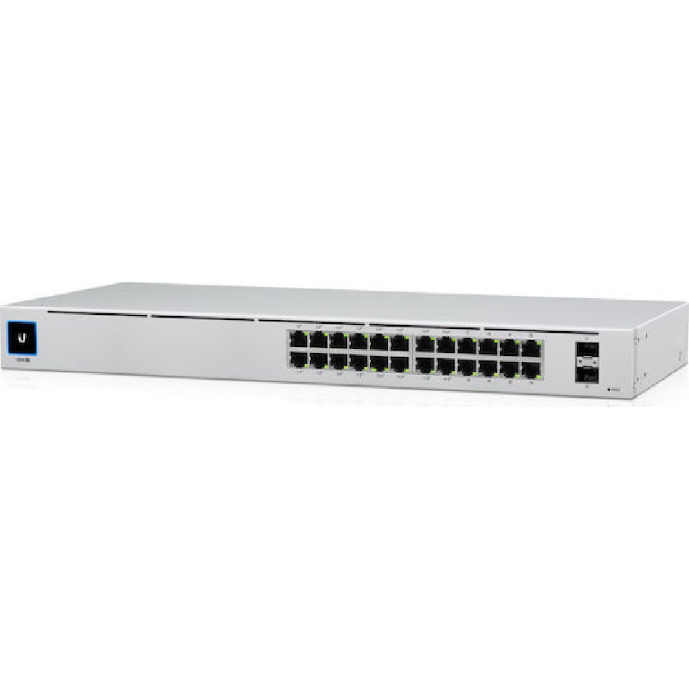 Ubiquiti UniFi USW 24 PoE Managed L2 PoE+ Switch με 24 Θύρες Gigabit (1Gbps) Ethernet και 2 SFP Θύρες