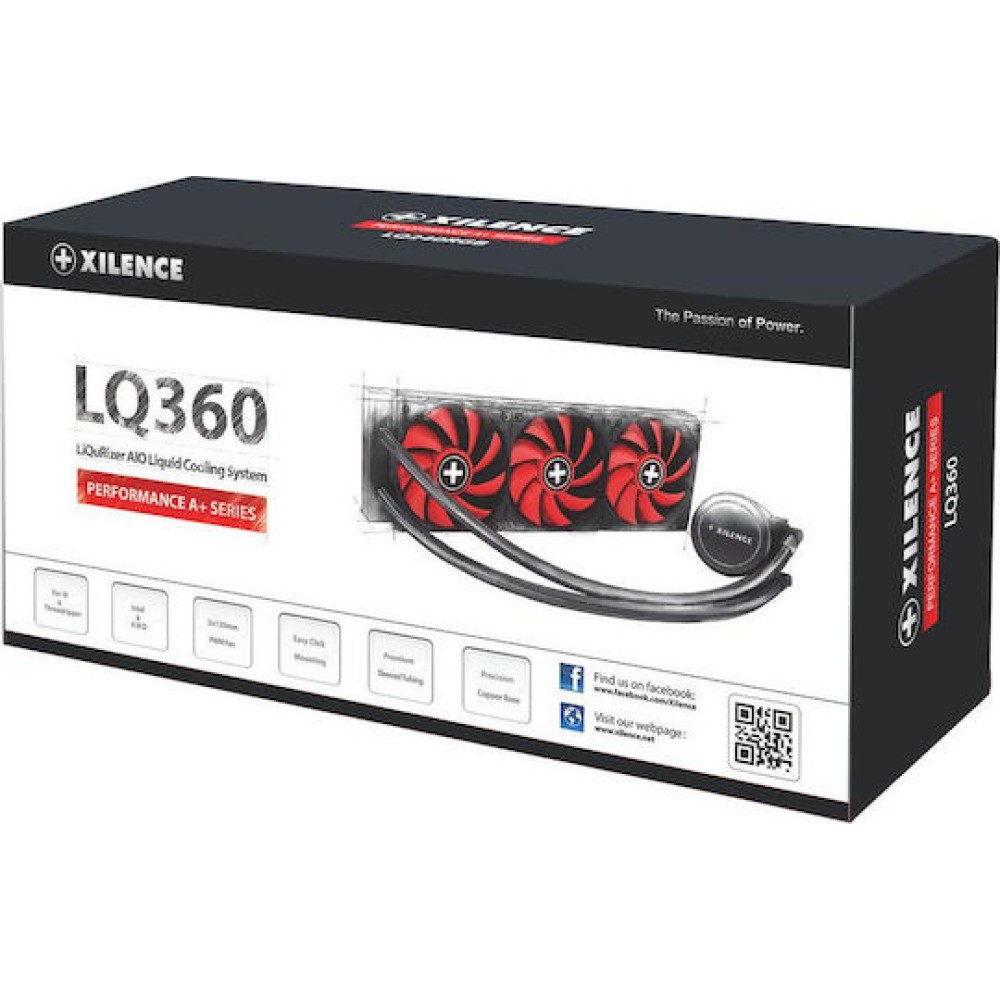 Xilence LiQuRizer LQ360 Υδρόψυξη Επεξεργαστή Τριπλού Ανεμιστήρα 120mm για Socket AM4/1200/115x