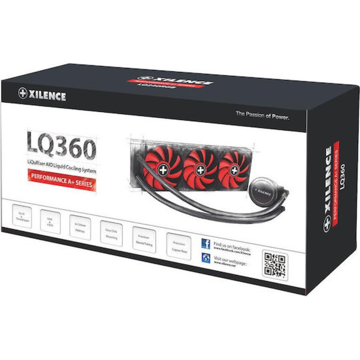 Xilence LiQuRizer LQ360 Υδρόψυξη Επεξεργαστή Τριπλού Ανεμιστήρα 120mm για Socket AM4/1200/115x