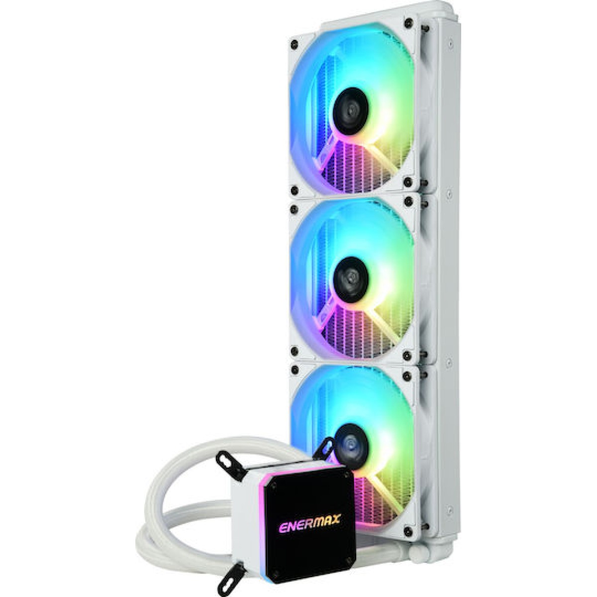 Enermax Liqmax III 360 ARGB Υδρόψυξη Επεξεργαστή Τριπλού Ανεμιστήρα 120mm για Socket AM4/1200/115x Λευκή