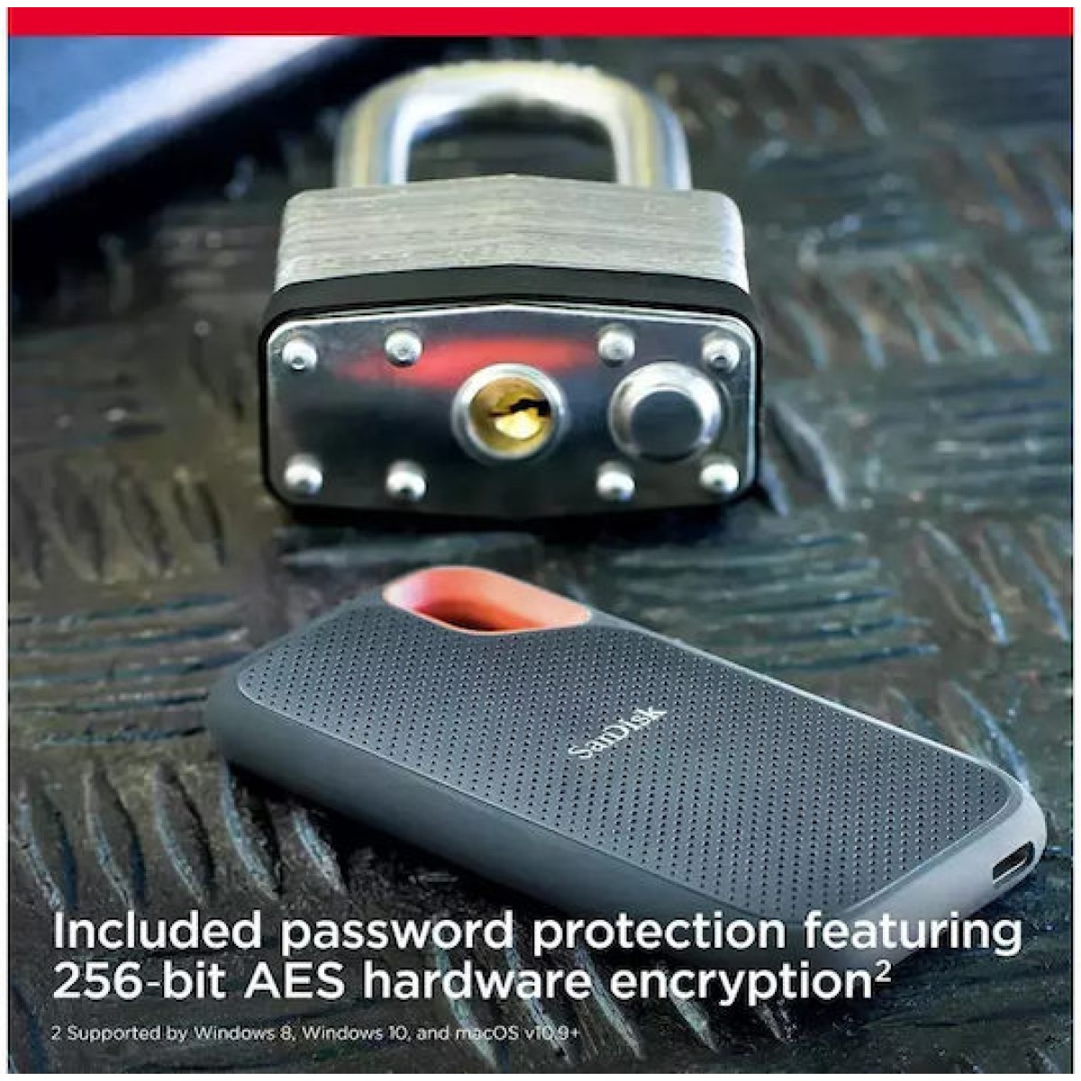 Sandisk Extreme SSD V2 USB 3.2 / USB-C 500GB 2.5