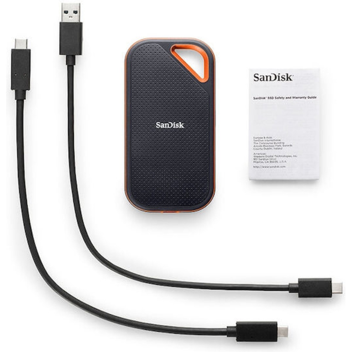 Sandisk Extreme Pro Portable V2 USB 3.2 / USB-C Εξωτερικός SSD 2TB 2.5