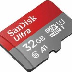 Sandisk Ultra microSDHC 32GB Class 10 U1 A1 UHS-I με αντάπτορα