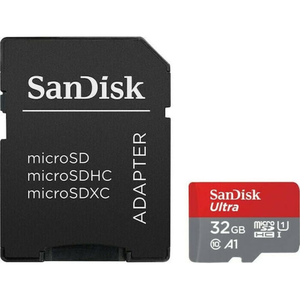 Sandisk Ultra microSDHC 32GB U1 A1 with Adapter Camera