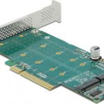 DeLock Κάρτα PCI σε θύρες M.2 PCI Express x8 Card to 2 x internal NVMe M.2 Key M - Bifurcation