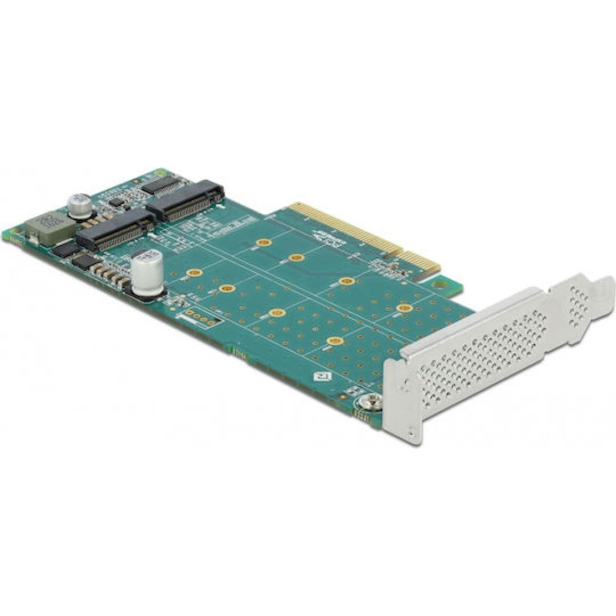 DeLock Κάρτα PCI σε θύρες M.2 PCI Express x8 Card to 2 x internal NVMe M.2 Key M - Bifurcation