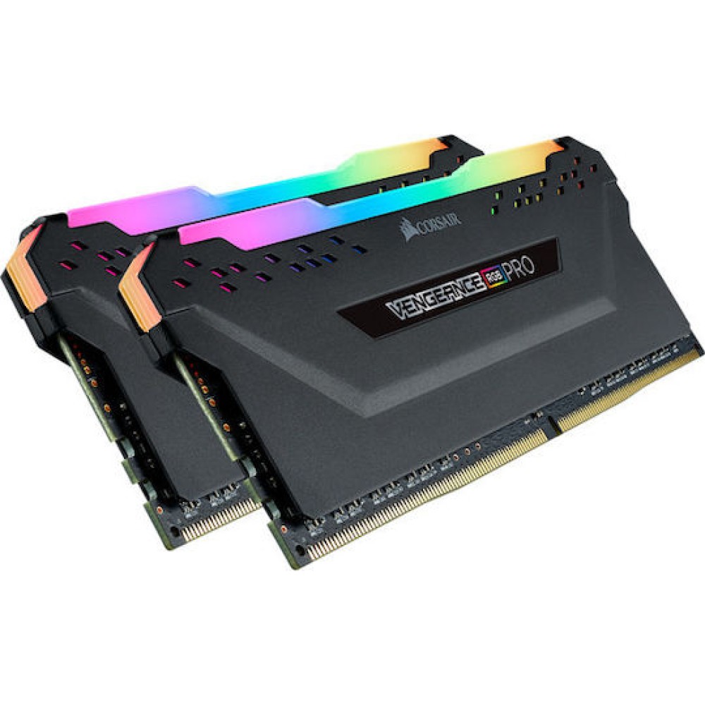 Corsair Vengeance Rgb Pro DDR4 16GB RAM με 2x8GB Modules και Ταχύτητα 2933 για Desktop