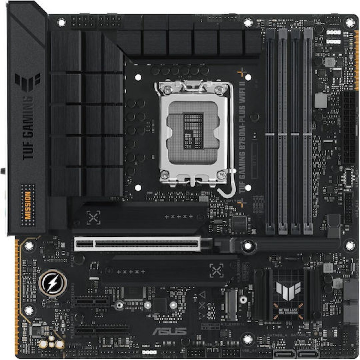 Asus TUF B760M-PLUS GAMING WIFI II Motherboard Micro ATX με Intel 1700 Socket 90MB1HE0-M0EAY0