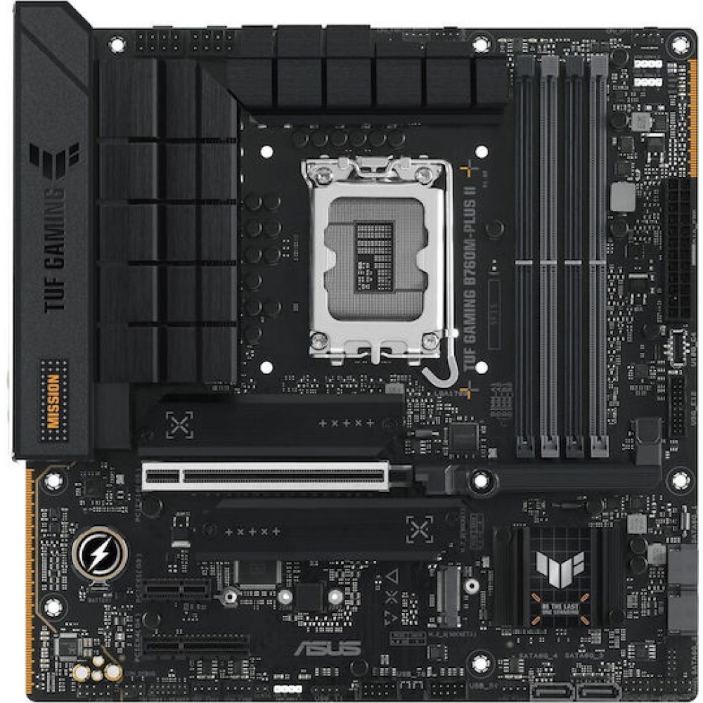 Asus TUF Gaming B760M-PLUS II Motherboard Micro ATX με Intel 1700 Socket 90MB1HD0-M0EAY0