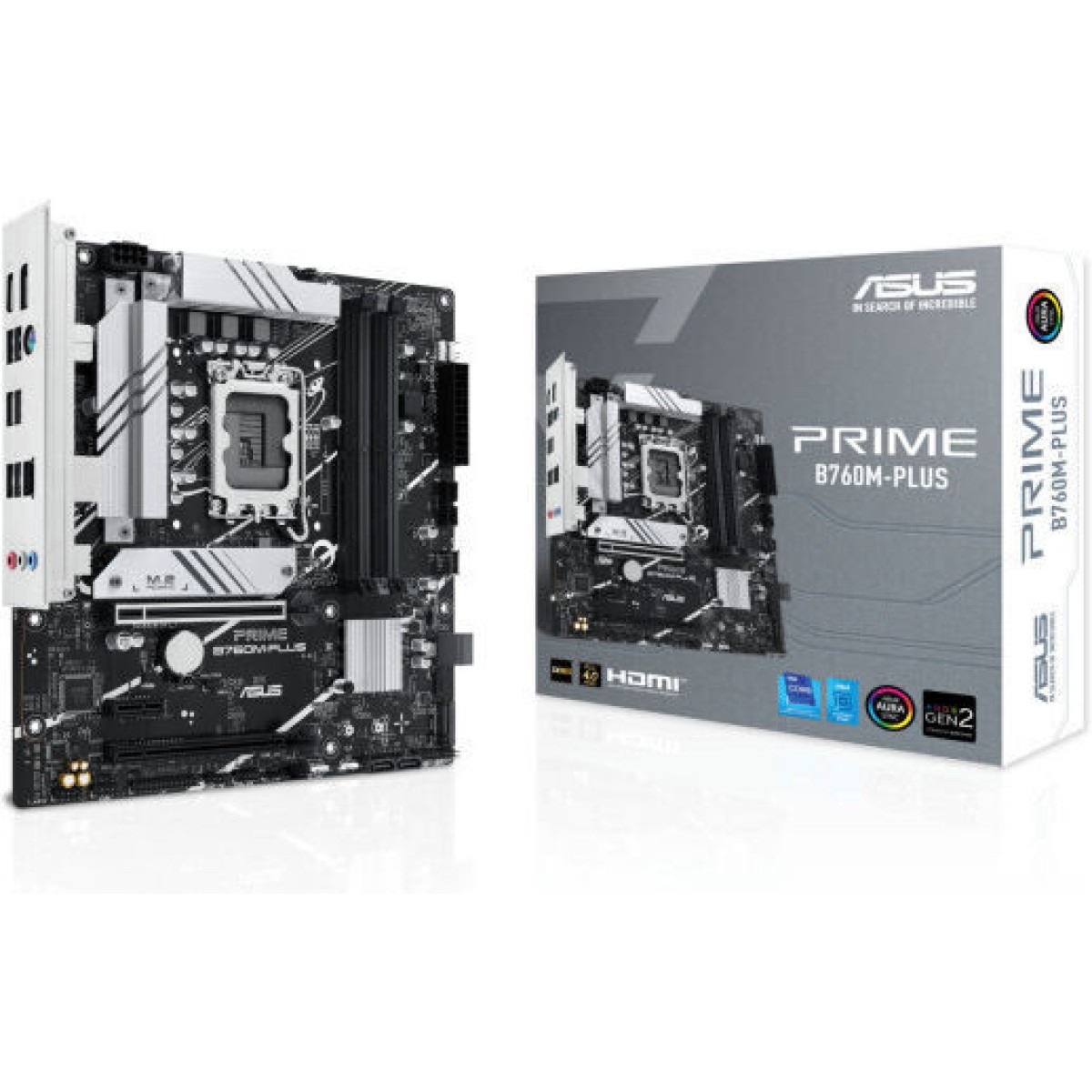 Asus PRIME B760M-PLUS Motherboard Micro ATX με Intel 1700 Socket 90MB1GY0-M0EAY0