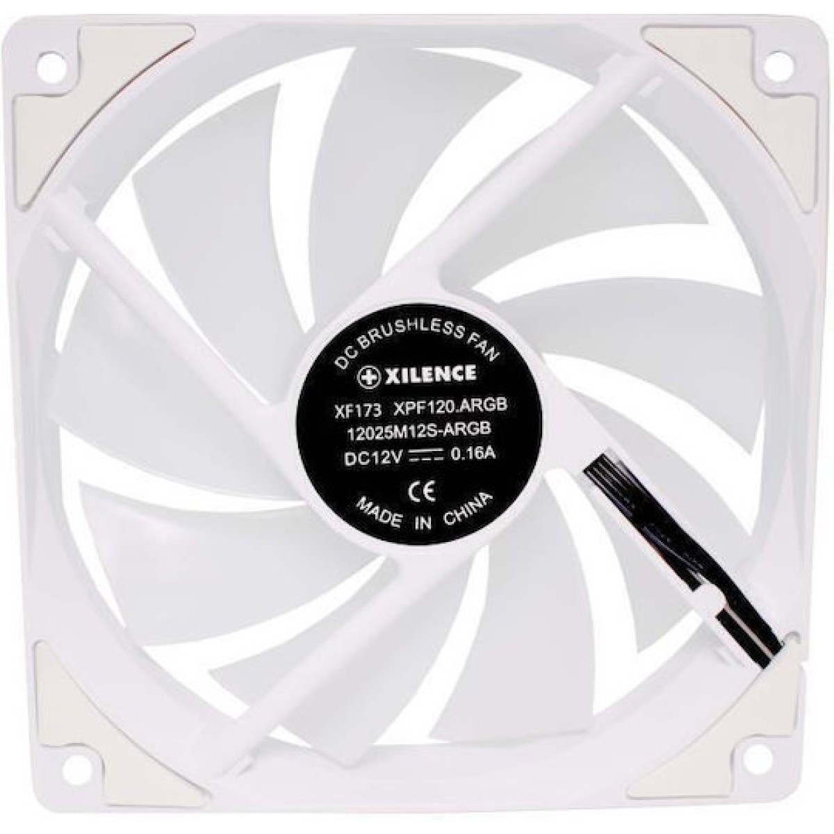 Xilence XF064 ARGB Case Fan 120mm με Σύνδεση 4-Pin PWM / 3-Pin Λευκό