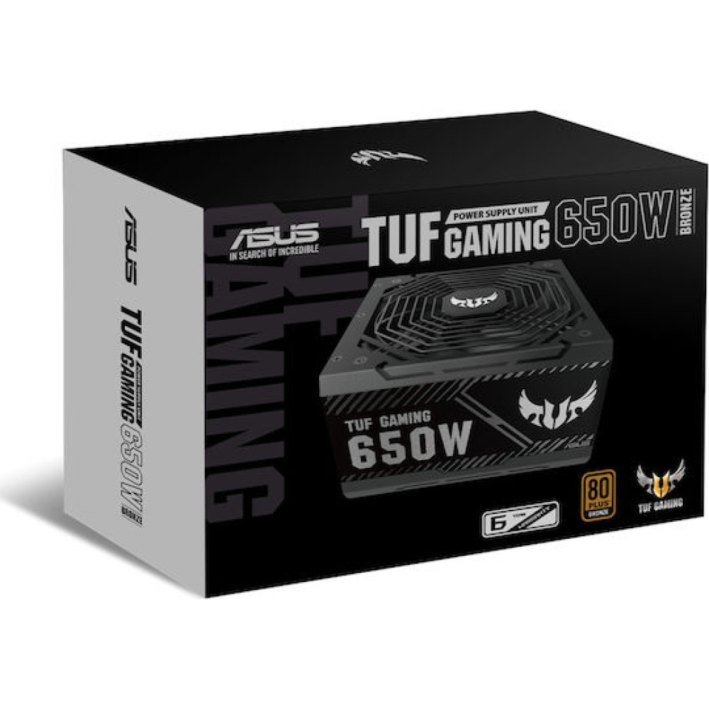 Asus TUF-GAMING-650B 650W Μαύρο Τροφοδοτικό Υπολογιστή Full Wired 80 Plus Bronze