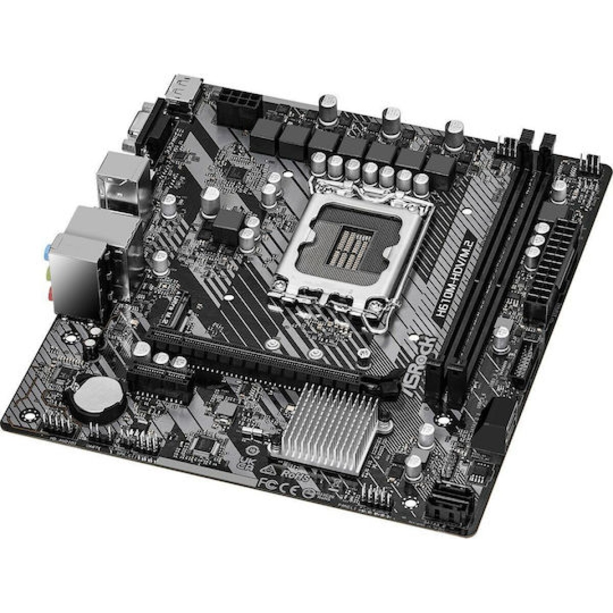 ASRock H610M-HDV/M.2 R2.0 Motherboard Micro ATX με Intel 1700 Socket 90-MXBJH0-A0UAYZ