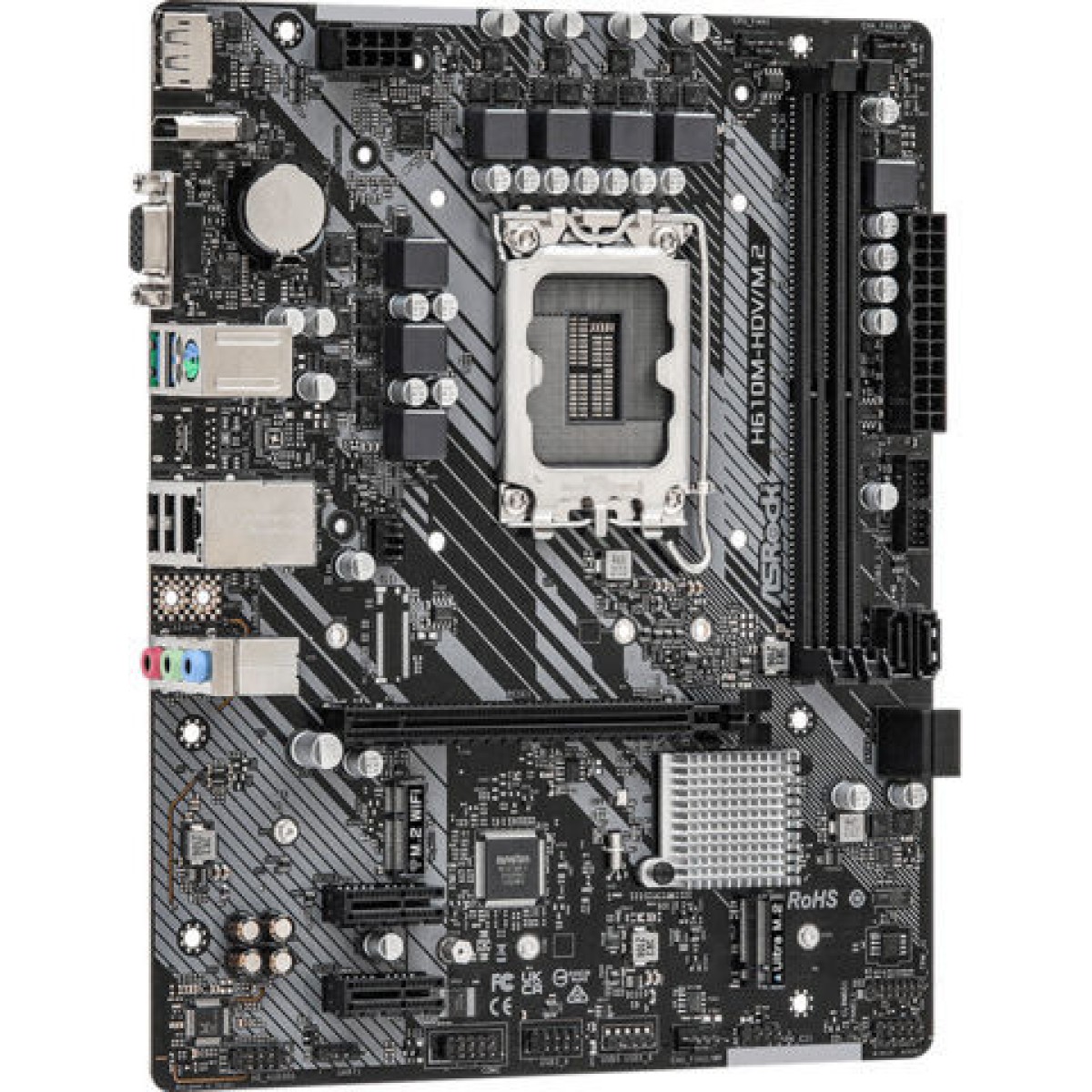 ASRock H610M-HDV/M.2 R2.0 Motherboard Micro ATX με Intel 1700 Socket 90-MXBJH0-A0UAYZ