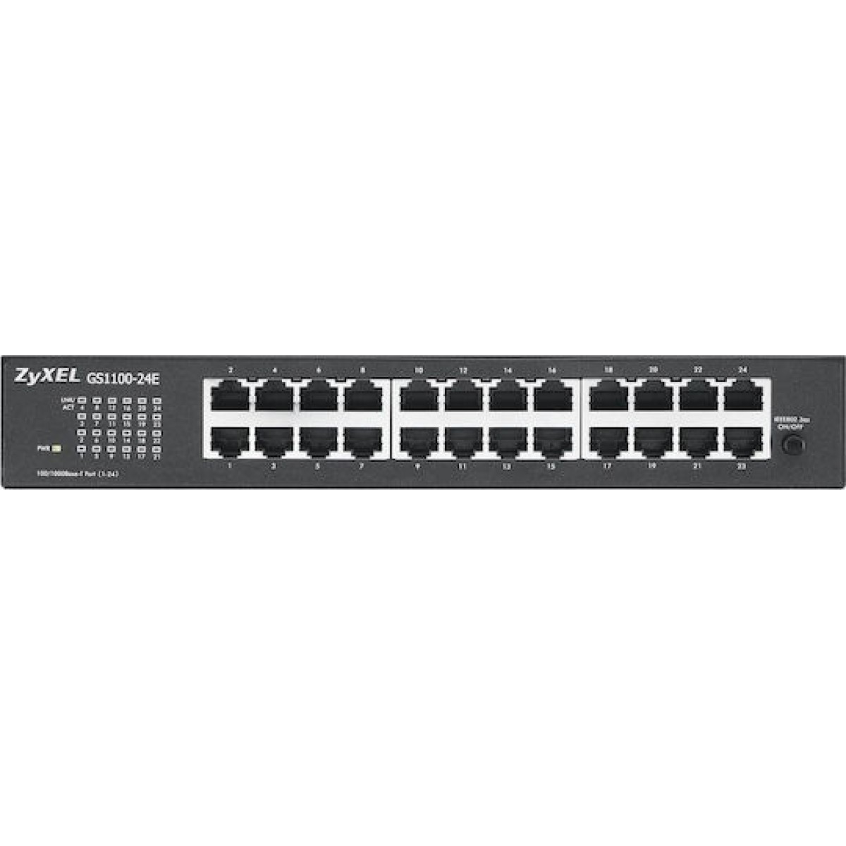 Zyxel GS-1100-24E v3 Unmanaged L2 Switch με 24 Θύρες Gigabit (1Gbps) Ethernet