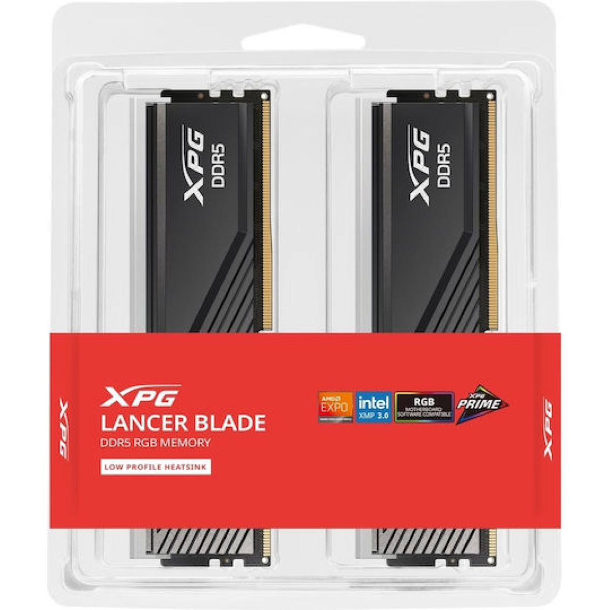 Adata XPG Lancer Blade RGB DDR5 24GB RAM με 2x12GB Modules και Ταχύτητα 6400 για Desktop