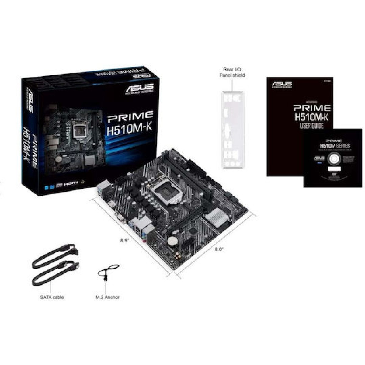 Asus PRIME H510M-K Motherboard Micro ATX με Intel 1200 Socket 90MB17N0-M0EAY0