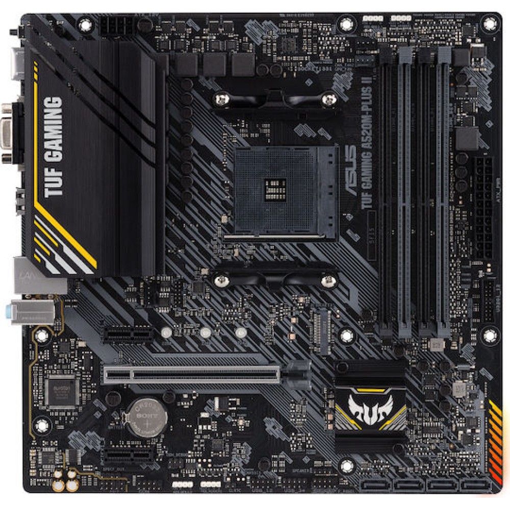 Asus TUF Gaming A520M-Plus II Motherboard Micro ATX με AMD AM4 Socket 90MB17G0-M0EAY0