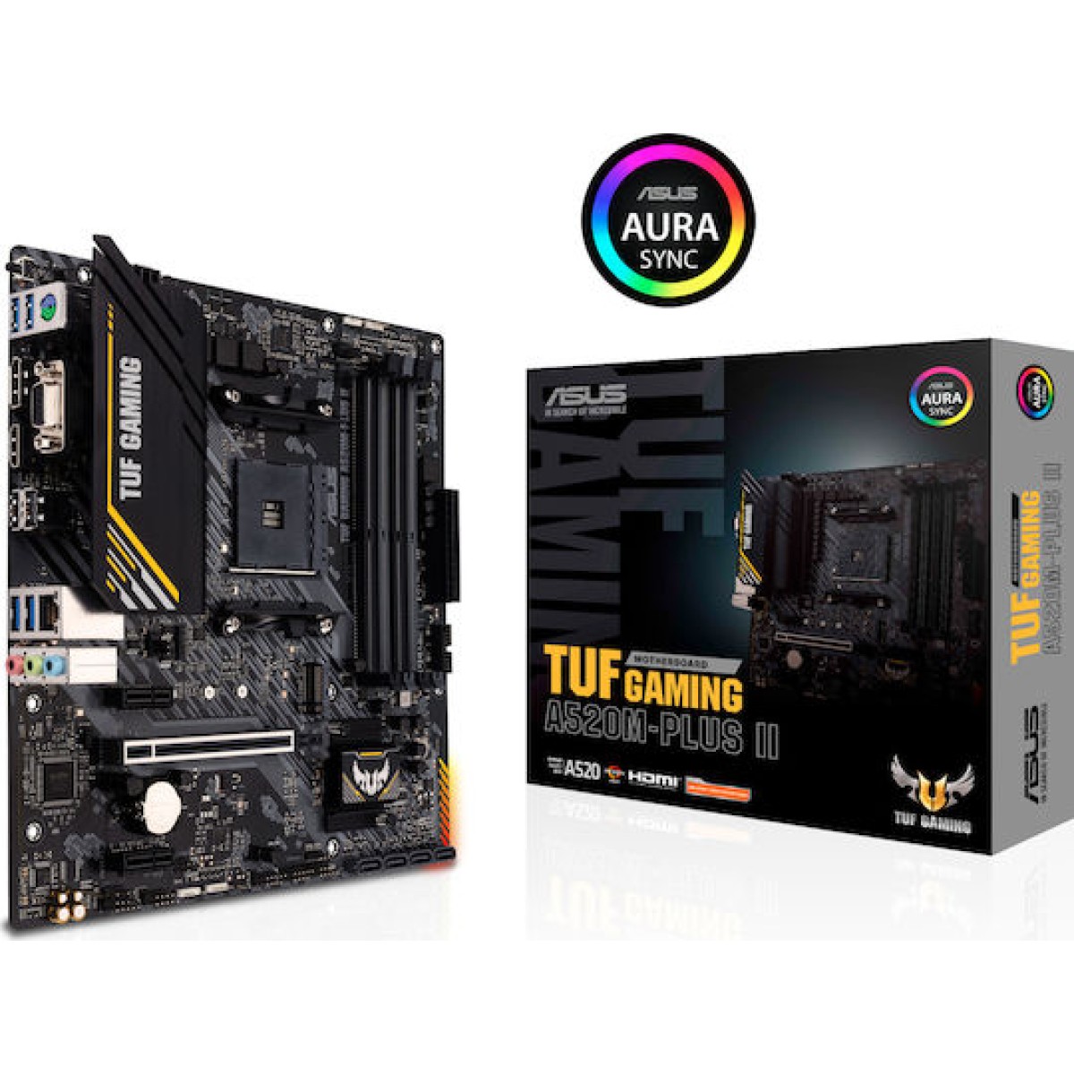 Asus TUF Gaming A520M-Plus II Motherboard Micro ATX με AMD AM4 Socket 90MB17G0-M0EAY0