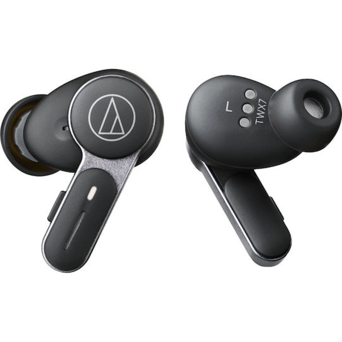 Audio Technica ATH-TWX7 In-ear Bluetooth Handsfree Ακουστικά με Αντοχή στον Ιδρώτα και Θήκη Φόρτισης Μαύρα