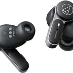 Audio Technica ATH-TWX7 In-ear Bluetooth Handsfree Ακουστικά με Αντοχή στον Ιδρώτα και Θήκη Φόρτισης Μαύρα