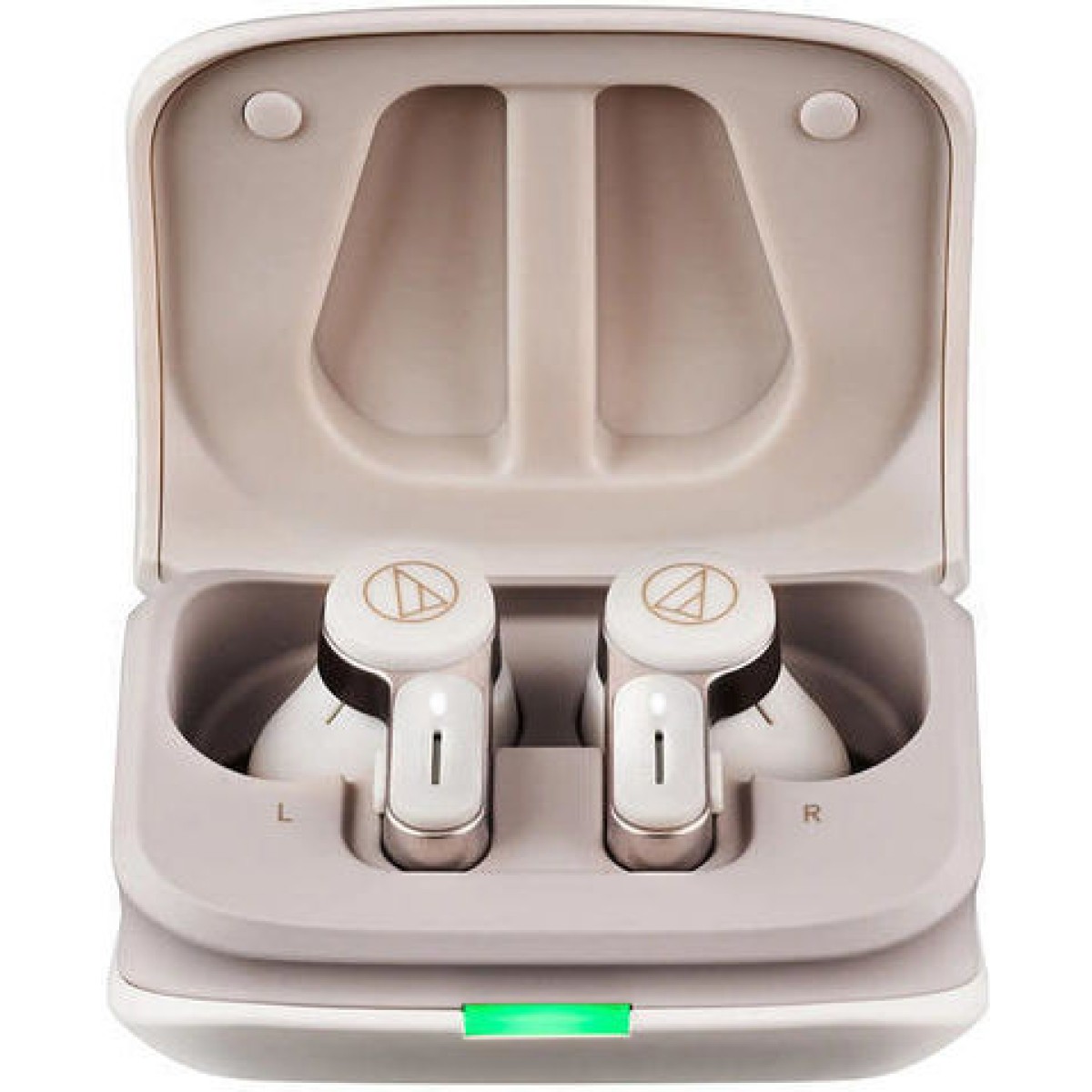 Audio Technica ATH-TWX7 In-ear Bluetooth Handsfree Ακουστικά με Αντοχή στον Ιδρώτα και Θήκη Φόρτισης Λευκά