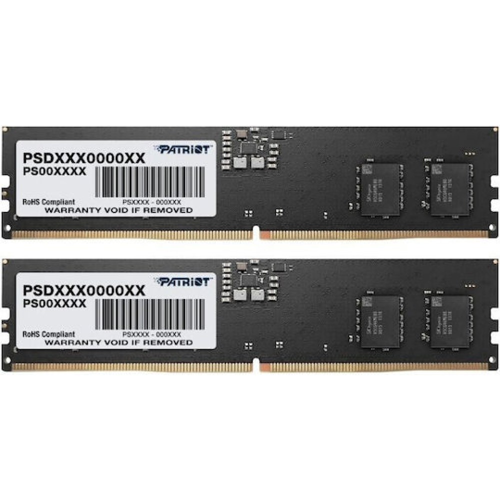 Patriot Signature DDR5 16GB RAM με 2x8GB Modules και Ταχύτητα 4800 για Desktop