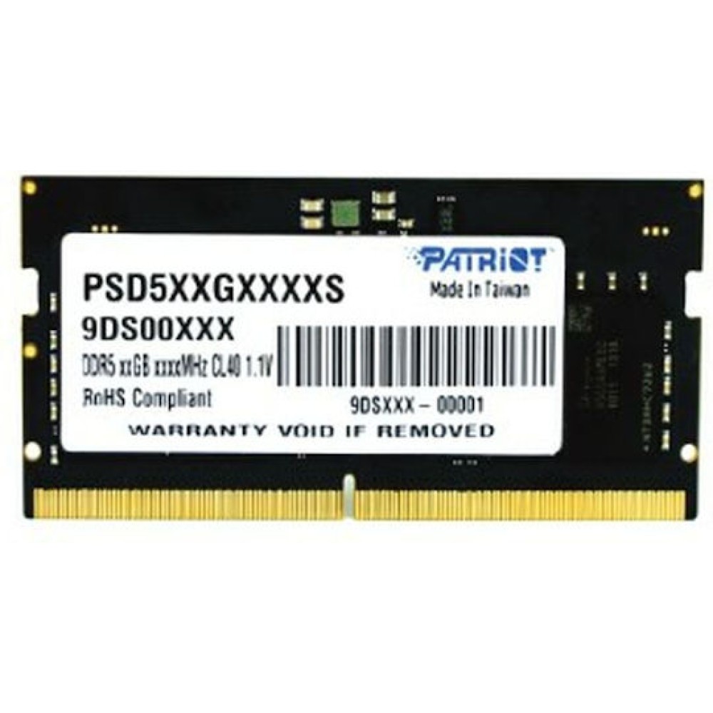 Patriot Signature DDR5 με Module 1x32GB και Ταχύτητα 4800 για Laptop