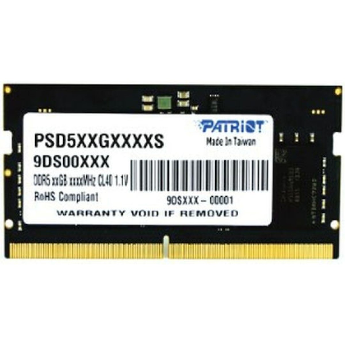Patriot Signature DDR5 με Module 1x16GB και Ταχύτητα 4800 για Laptop