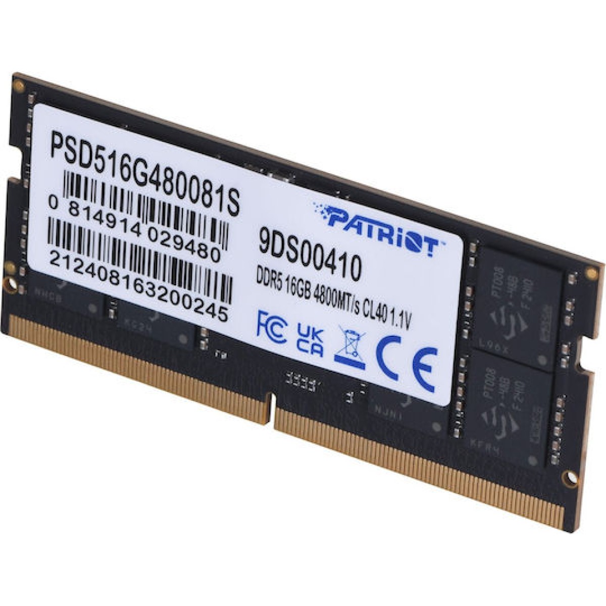 Patriot Signature DDR5 με Module 1x16GB και Ταχύτητα 4800 για Laptop