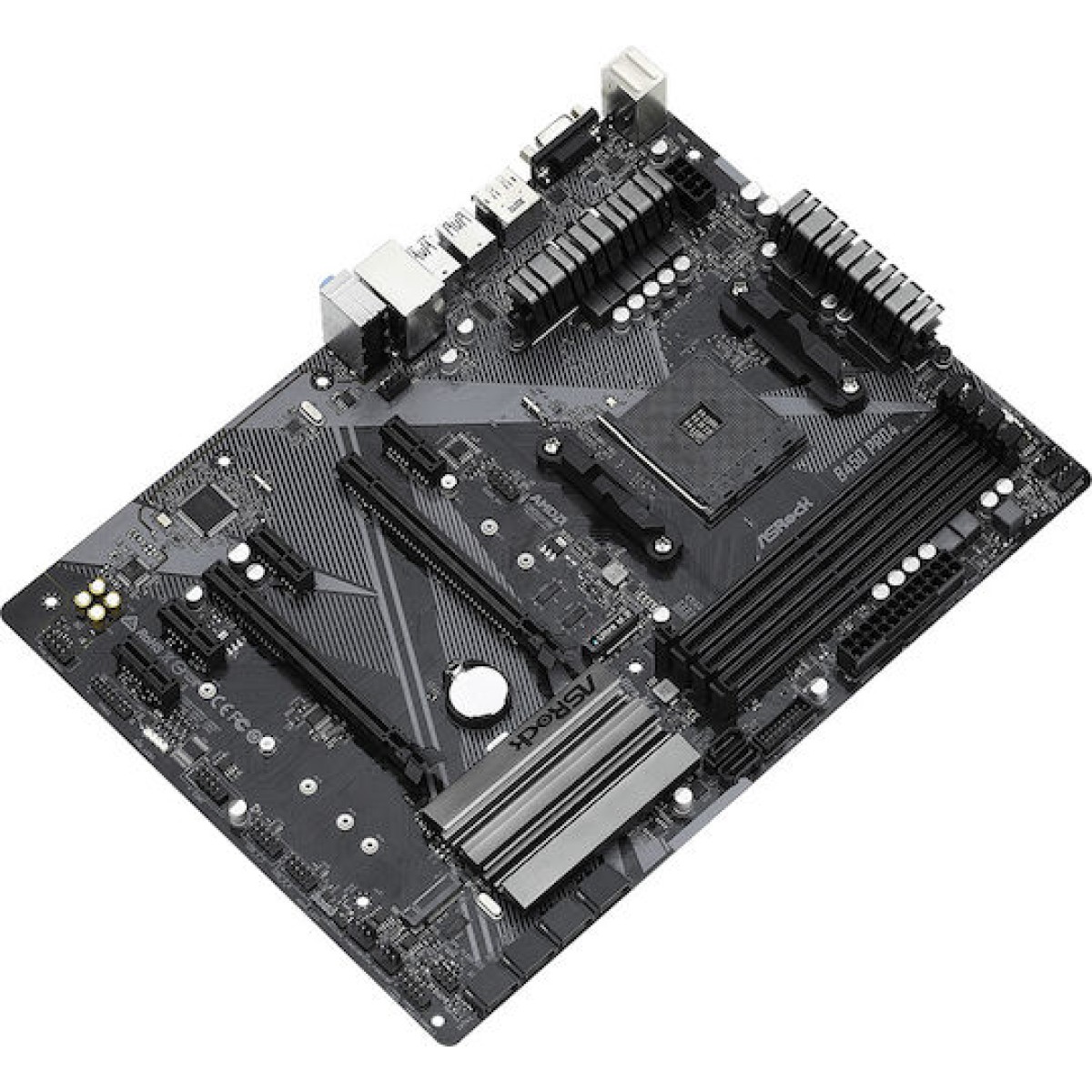 ASRock B450 Pro4 R2.0 Motherboard ATX με AMD AM4 Socket 90-MXBEE0-A0UAYZ