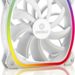 Enermax SquA RGB Case Fan 120mm με Σύνδεση 4-Pin PWM 3τμχ Λευκό