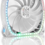 Enermax SquA RGB Case Fan 120mm με Σύνδεση 4-Pin PWM 3τμχ Λευκό