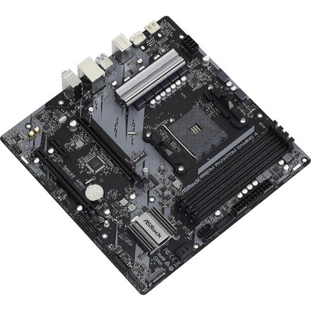 ASRock B550M Phantom Gaming 4 Motherboard Micro ATX με AMD AM4 Socket