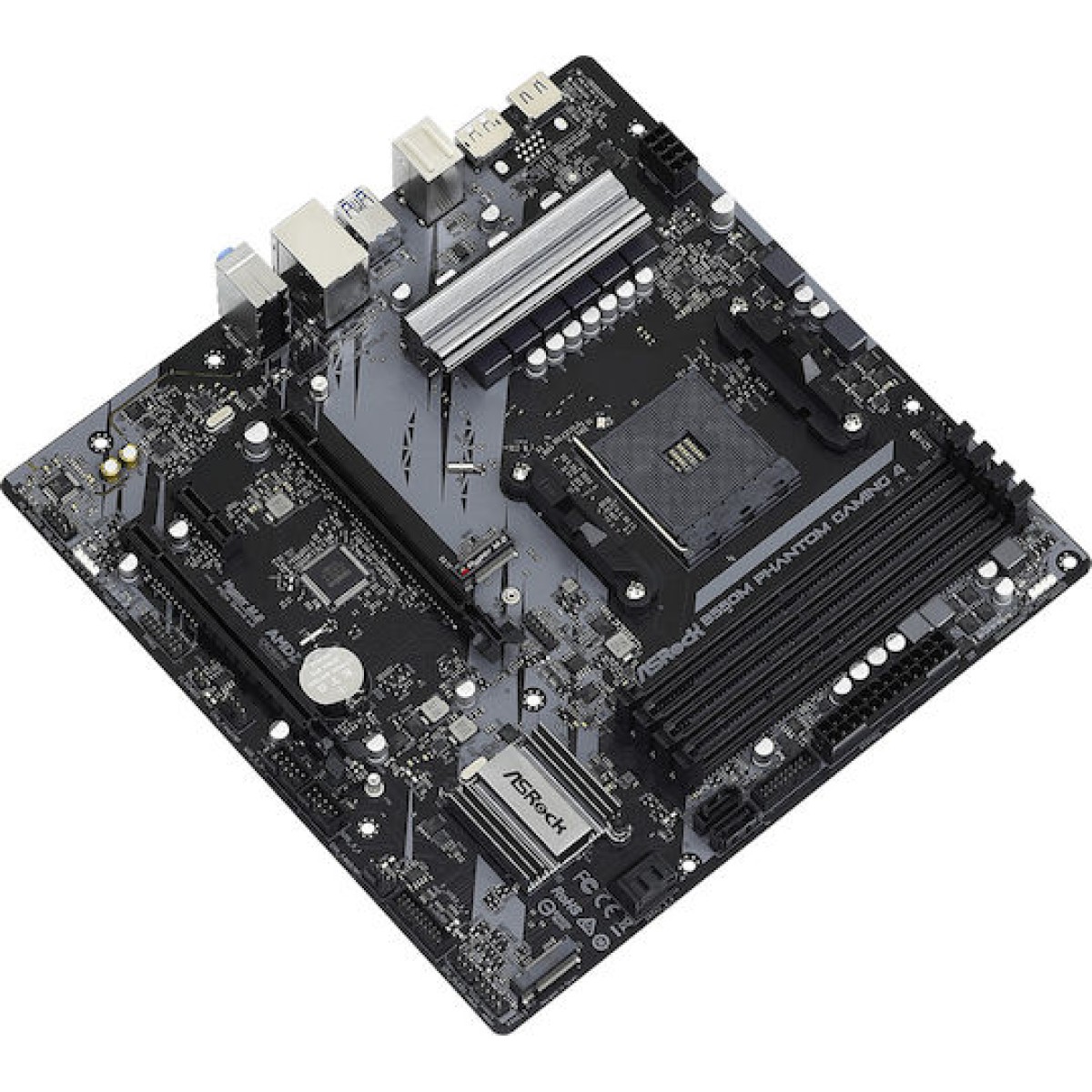 ASRock B550M Phantom Gaming 4 Motherboard Micro ATX με AMD AM4 Socket