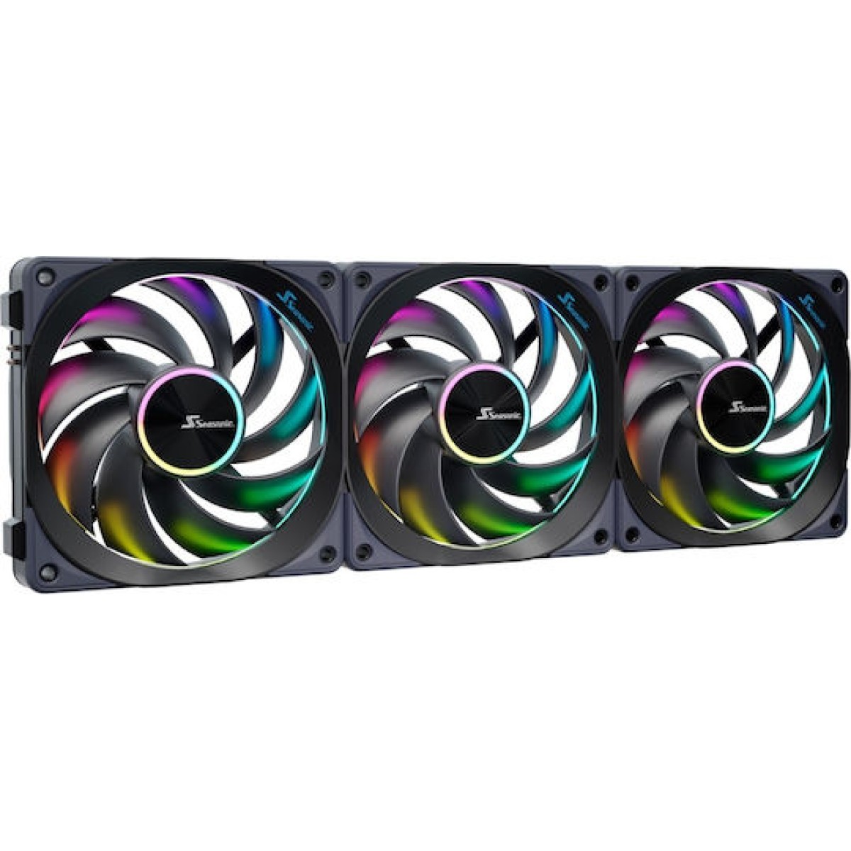 Seasonic Magflow 120 Case Fan με ARGB Φωτισμό και Σύνδεση 3-Pin 3τμχ