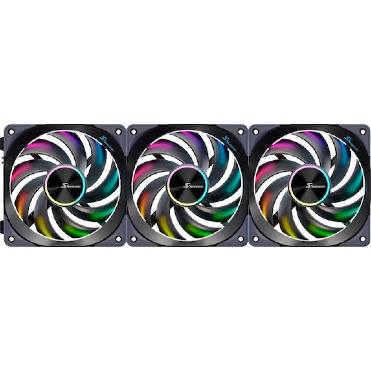 Seasonic Magflow 120 Case Fan με ARGB Φωτισμό και Σύνδεση 3-Pin 3τμχ
