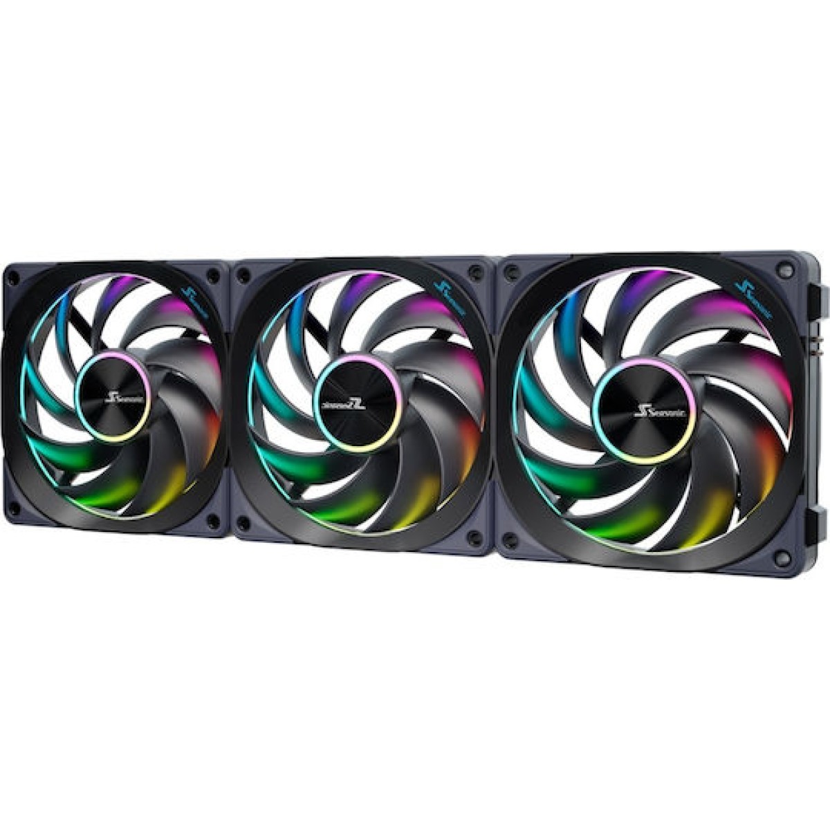Seasonic Magflow 120 Case Fan με ARGB Φωτισμό και Σύνδεση 3-Pin 3τμχ