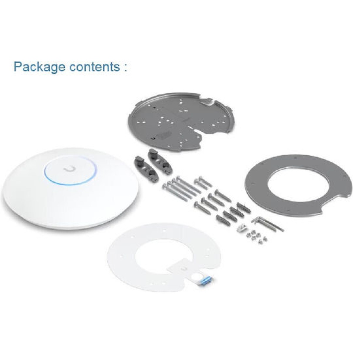 Ubiquiti UniFi U7 Pro Access Point Wi‑Fi 7 Dual Band (2.4 & 5GHz) Λευκό