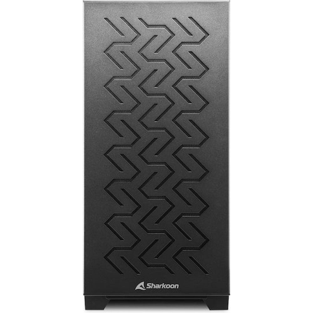 Sharkoon MS-Z1000 Midi Tower Κουτί Υπολογιστή με Πλαϊνό Παράθυρο Μαύρο