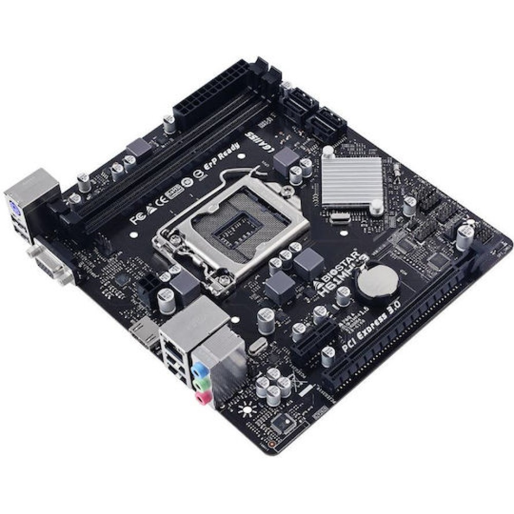 Biostar H61MHV3 Ver 7.0 Motherboard Micro ATX με Intel 1155 Socket H61MHV3